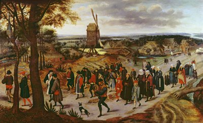 The Wedding Procession by Pieter Brueghel the Younger